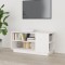vidaXL Comodă TV, alb, 80x35x40,5 cm, lemn masiv de pin