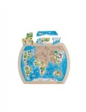 Puzzle din lemn O lume intreaga Beleduc