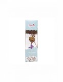 Martisor tip brosa cu model balerina cu pietricele colorate pentru 1 si 8 martie