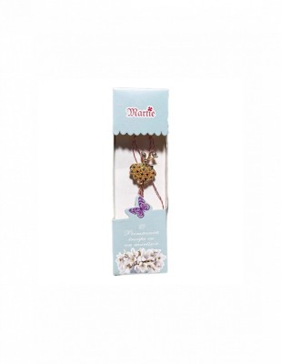 Martisor tip brosa cu model balerina cu pietricele colorate pentru 1 si 8 martie foto