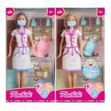 Papusa Doctor cu bebelus si accesorii WG028 CWT