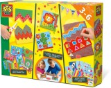 Set Creativ-Invat Sa Tai, Sa Creez Mozaicuri Si Sa Perforez, SES Creative