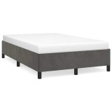 Cumpara ieftin Cadru de pat fara saltea, gri inchis, 120x200 cm, catifea