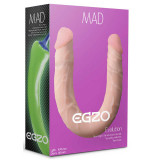 Dildo Dublu Bendable Mad Pepper Cyberskin Natural 49 cm, EGZO