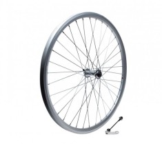 Roata fata dubla bicicleta 26, quick release, Kolo, culoare argintie Cod:AWR2622