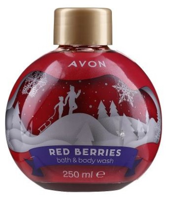 Avon Red Berries Bath &amp;amp; Body Wash - Spumant de baie 250 ml foto