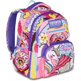 Ghiozdan cu 3 compartimente, Mitama, New Plus, DaisyPop