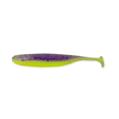 SHAD FINESSE IMPACT 4PREDATORS FLOATING 7CM / 7BUC / 3GR PURPPLE YELLOW foto
