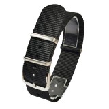 Cumpara ieftin Curea Ceas NATO Textil Neagra 14mm 16mm 18mm 20mm 22mm, Curea Nato, Curea Textila Ceas, Curele Ceas NATO