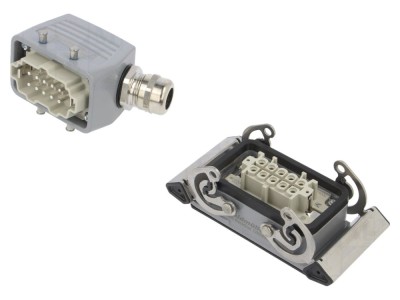 Conector HDC 10 pini, 16A, 500V foto