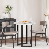 vidaXL Placă de masă Alb foarte lucios 70 x 70 x 1.5 cm Lemn compozit