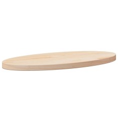 vidaXL Blat de masă, 60x30x2,5 cm, lemn masiv de pin, oval 824310