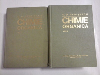 CHIMIE ORGANICA -NENITESCU - 2 volume -editia a 8 a -1980 foto