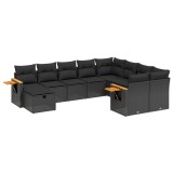 Cumpara ieftin Patio Sofa Set 8-Locuri Black