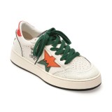 Pantofi sport GRYXX albi, 69215, din piele ecologica