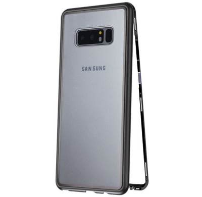 Husa Magnetic Case 360&amp;deg; pentru Samsung Galaxy Note 8, Negru foto