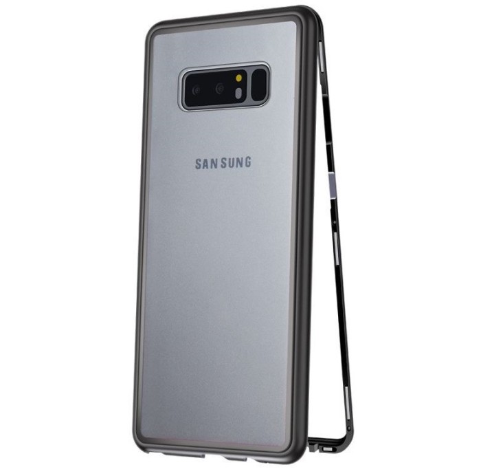 Husa Magnetic Case 360&deg; pentru Samsung Galaxy Note 8, Negru