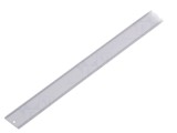 Profil aluminiu pentru module LED albă, 1m, montaj de suprafață