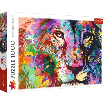 Puzzle Trefl 1000 Leul Colorat foto