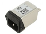 Conector de alimentare AC C14 2A 250VAC -25&divide;85&deg;C