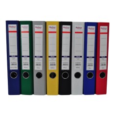 Biblioraft plastifiat A4 Optima Classic, Plastic/H&amp;acirc;rtie, margine metalică, foto
