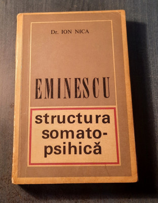 Mihai Eminescu structura somato psihica Ion Nica foto