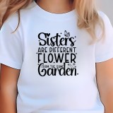 Tricou alb copii big sister text cea mai buna sora varsta 1-2 ani
