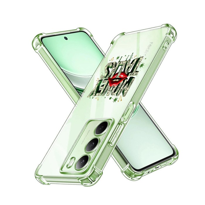 Husa antisoc pentru realme 14x - airbag tpu, col&Egrave;uri ranforsate - money talks