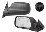 Oglinda exterioara Jeep Grand Cherokee (Wh), 01.2005-07.2010, partea Dreapta, culoare sticla crom, sticla convexa, cu carcasa neagra, cu incalzire, a