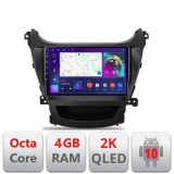 Navigatie HHyundai Elantra 2013-2015 C-359 Android Octa Core Ecran 2K QLED GPS 4G 4+32GB 360 KIT-359+EDT-E409-2K CarStore Technology