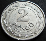 Moneda istorica 2 PENGO - UNGARIA, anul 1941 *cod 445 B