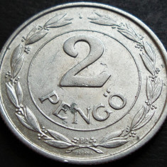 Moneda istorica 2 PENGO - UNGARIA, anul 1941 *cod 445 B