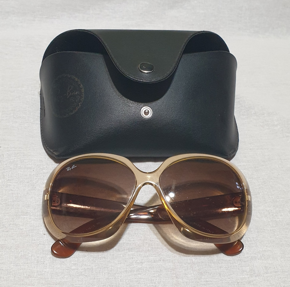 Ochelari de soare pentru doamne - ochelari vechi marca Ray-Ban JACKIE OHH  II, Plastic, Maro | Okazii.ro