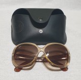 Ochelari de soare pentru doamne - ochelari de firma marca Ray-Ban JACKIE OHH II, Plastic, Maro