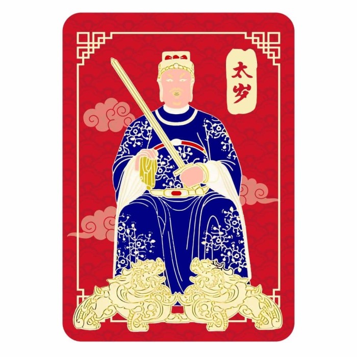 Tai Sui &amp;#8211; Abtibild sticker de protectie al anului