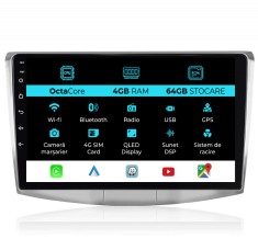 Navigatie Dedicata Volkswagen Passat B6, B7, CC (2005 -2015),10Inch, 4Gb Ram, 64Gb Stocare, Carplay