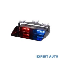 Lampa led stroboscopica pentru parbriz rosu-albastru cod: s2 Alta marca Alt model #7 foto