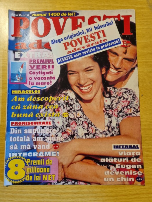 revista povesti adevarate anul 2 , nr. 6