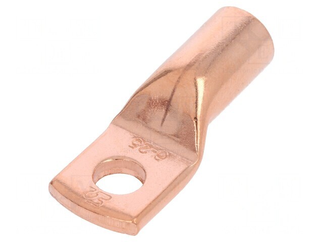 V&acirc;rf Inelar Tubular M6 25mm2 Crimpat Cupru 28,5mm