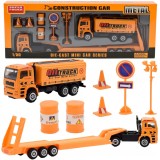 VEHICULE DE CONSTRUCȚII SET VAGONETE CISTERNE ARCURI METALICE REPARAȚII DE DRUMURI MAȘINI