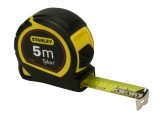 Ruleta cu banda metalica, cu blocare, Stanley Tylon 1-30-697, 5 m