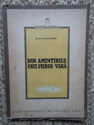 DIN AMINTIRILE UNUI PIERDE VARA - EICHENDORF foto