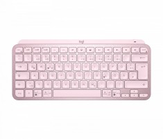 Tastatura Wireless Noua LOGITECH MX Keys Mini, USB, Bluetooth, Layout Germana, Roz NewTechnology Media