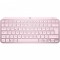 Tastatura Wireless Noua LOGITECH MX Keys Mini, USB, Bluetooth, Layout Germana, Roz NewTechnology Media
