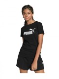 Cumpara ieftin Tricou cu maneca scurta pentru fete PUMA Ess Logo Tee G, negru, L - OUTLET