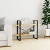 VidaXL Bibliotecă cu 2 rafturi, 100x30x70 cm, lemn masiv de pin 806472