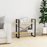 VidaXL Bibliotecă cu 2 rafturi, 100x30x70 cm, lemn masiv de pin 806472
