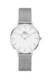 Daniel Wellington ceas Petite 32 Sterling femei, culoarea argintiu