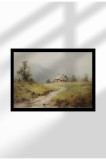 21mxm_retro32|Imprimări digitale cu peisaje rustice pe p&acirc;nză, artă cu viață la țară și natură, poster de perete fără ramă | A4 (21 x 29.7 cm) - 21mxm_