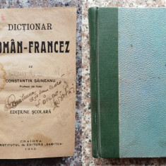 Dictionar Roman-francez, Editie Scolara - Constantin Saineanu ,556679